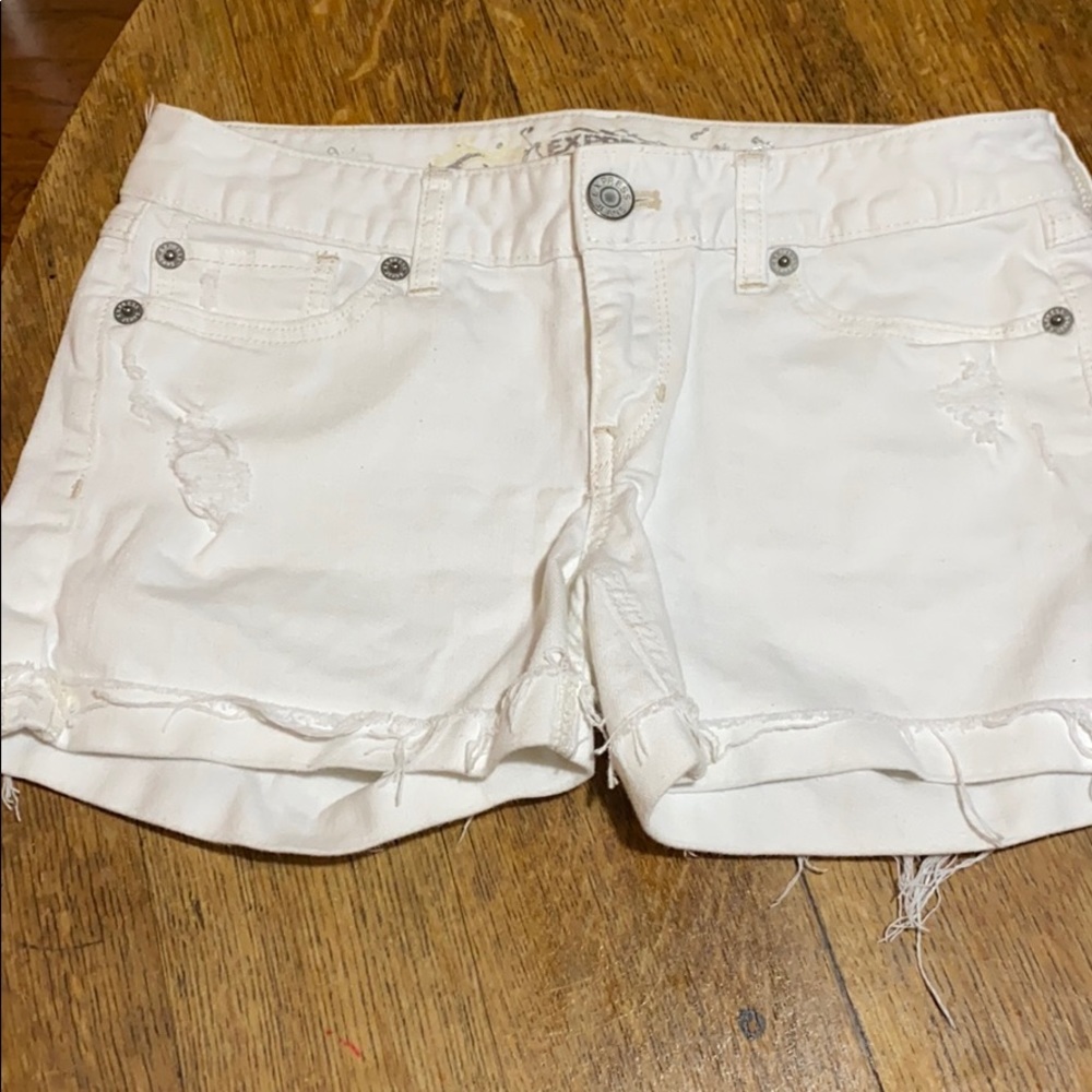 Express White Shorts